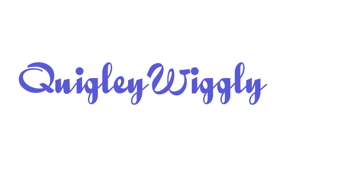 QuigleyWiggly Font