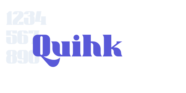 Quihk font free