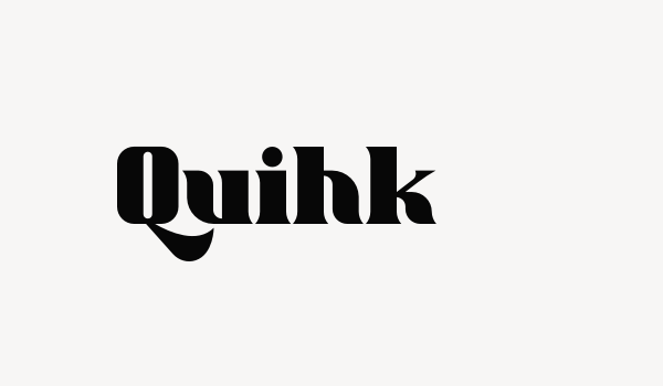 Quihk Font