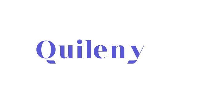 Quileny Font Download