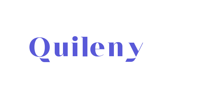 Quileny Font