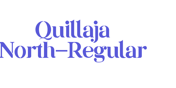 Quillaja North-Regular Font Download