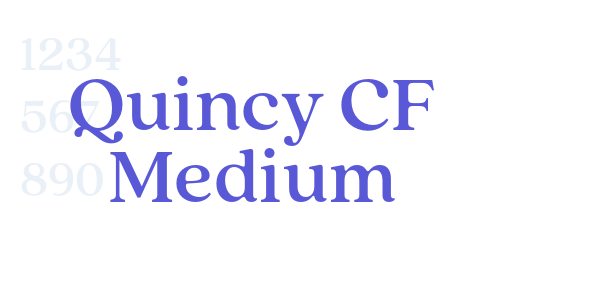 Quincy CF Medium font free