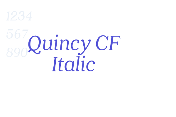 Quincy CF Italic