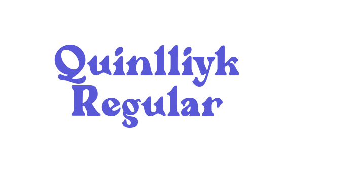 Quinlliyk Regular Font Download