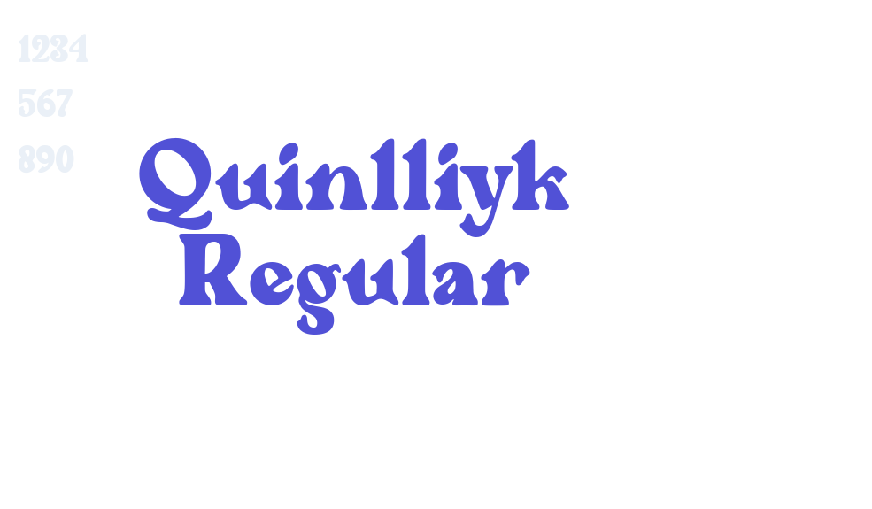 Quinlliyk Regular-font-download