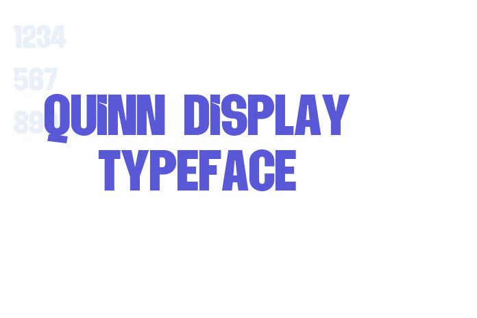 Quinn Display Typeface font free