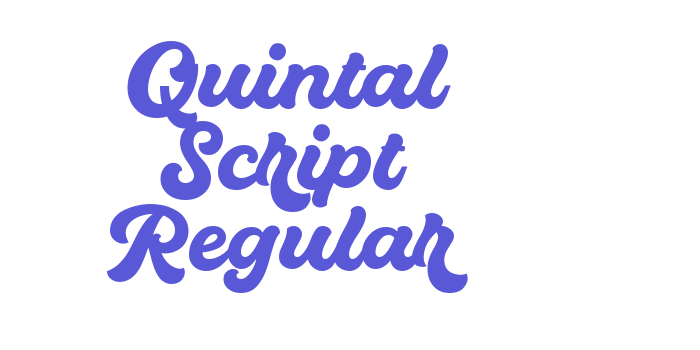 Quintal Script Regular Font Download