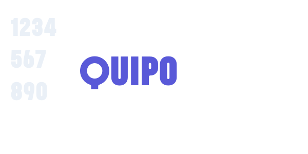 Quipo font free