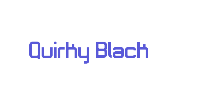 Quirky Black Font Download