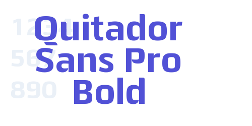 Quitador Sans Pro Bold-font-download