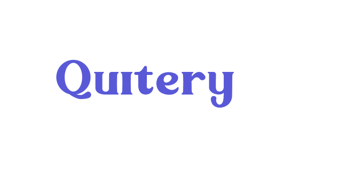 Quitery Font