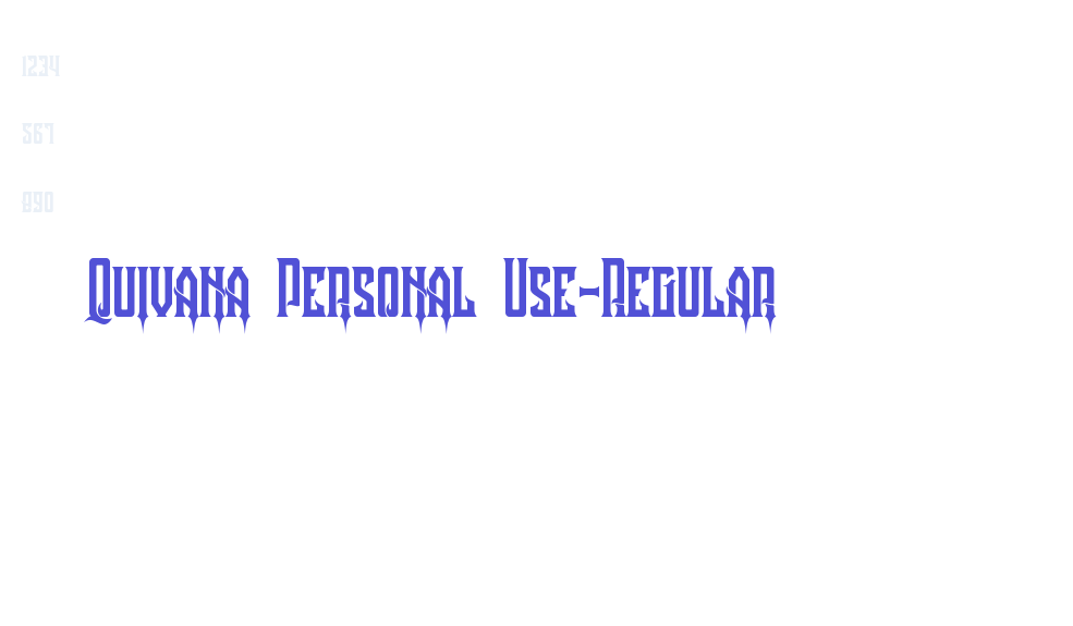 Quivana Personal Use-Regular-font-download