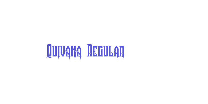 Quivana Regular Font Download