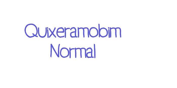 Quixeramobim Normal Font Download