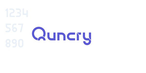 Quncry font free