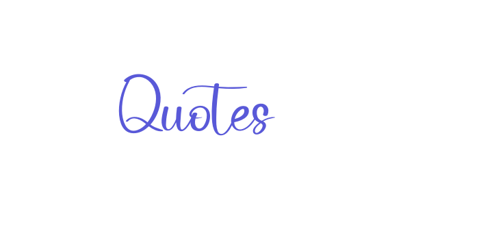 Quotes Font