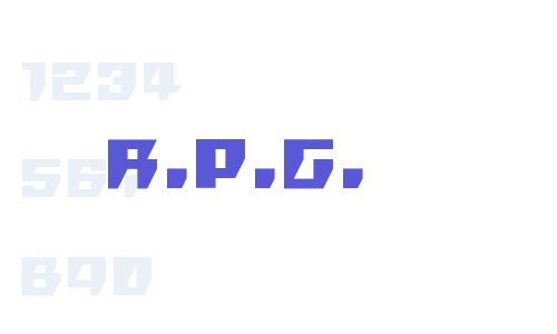 R.P.G. Font Download