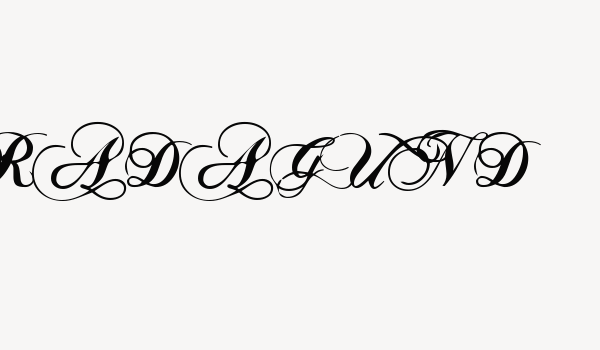 RADAGUND Font