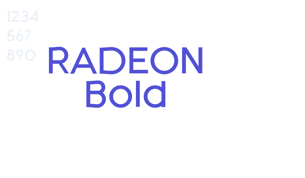 RADEON Bold-font-download