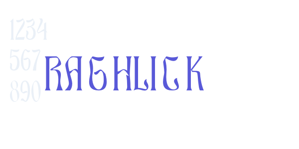 RAGHLICK font free