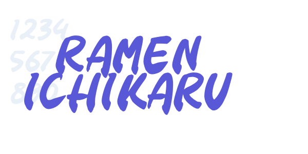 RAMEN ICHIKARU font