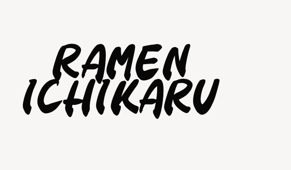 RAMEN ICHIKARU Font