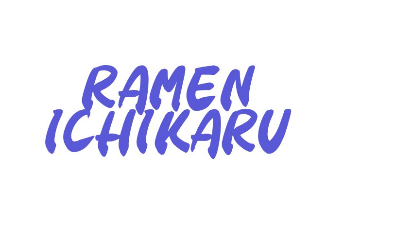 RAMEN ICHIKARU Font