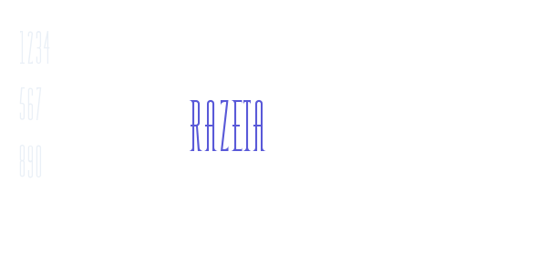 RAZETA font free