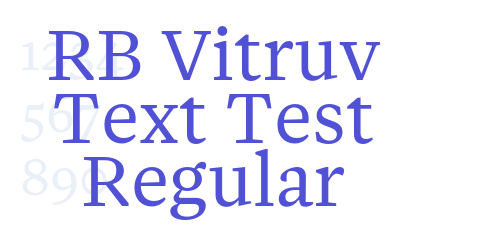 RB Vitruv Text Test Regular-font-download