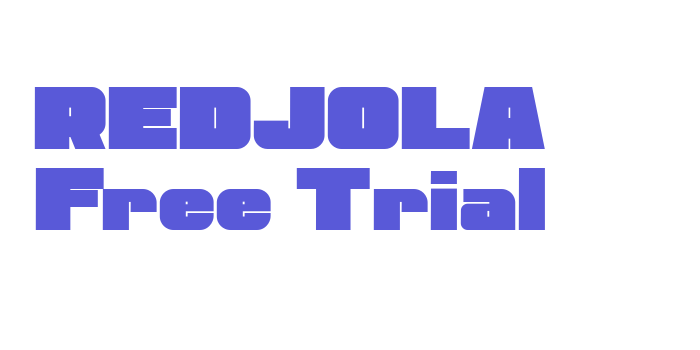 REDJOLA Free Trial Font Download