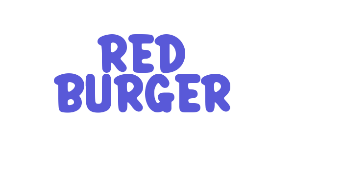 RED BURGER Font Download