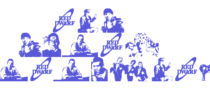 RED DWARF CHARACTERS Font Download