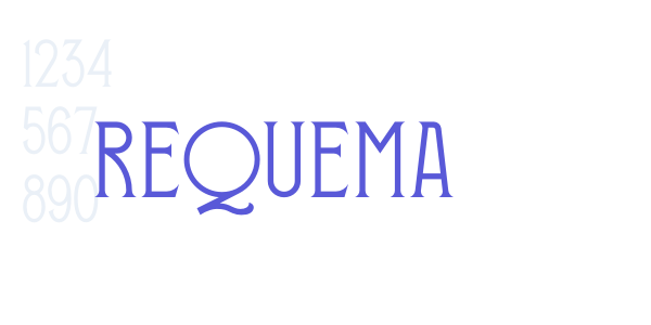 REQUEMA font free