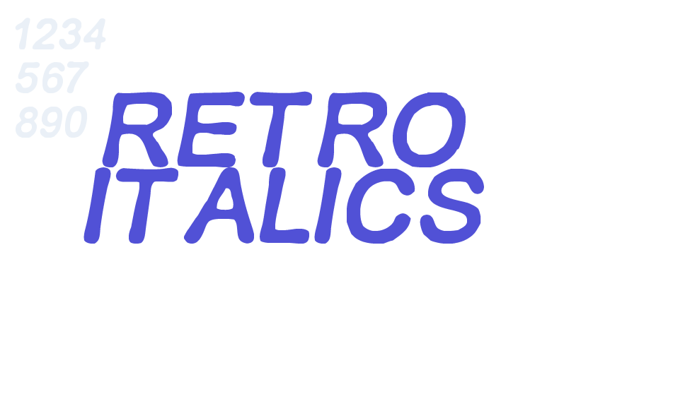 RETRO ITALICS-font-download