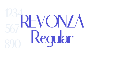 REVONZA Regular-font-download