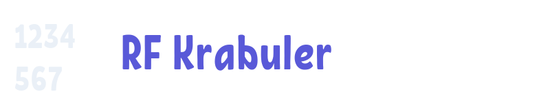 RF Krabuler-related font