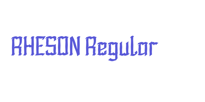 RHESON Regular Font Download