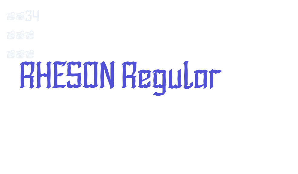 RHESON Regular-font-download