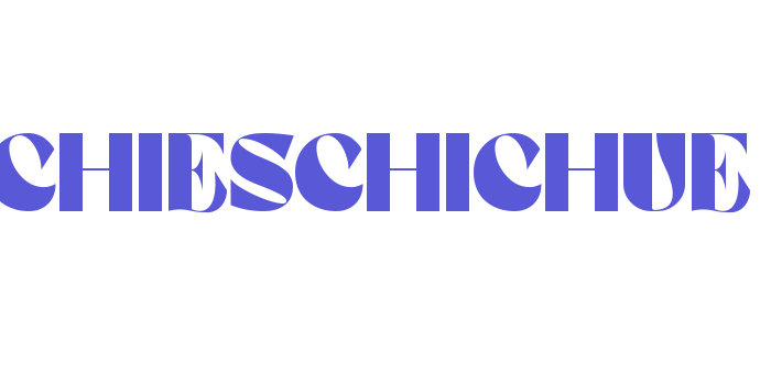 RICHIESCHICHUE Font