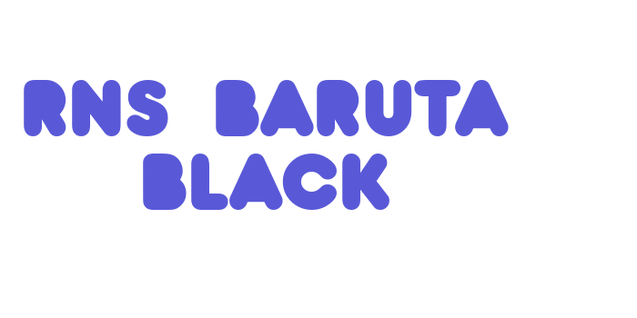 RNS  BARUTA BLACK Font Download