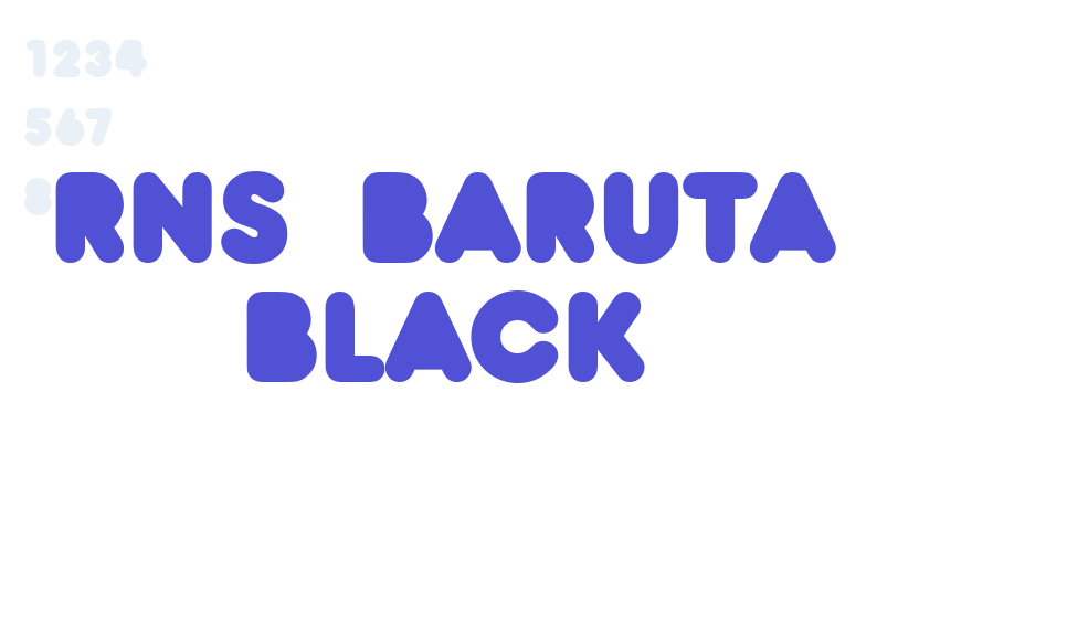 RNS  BARUTA BLACK-font-download