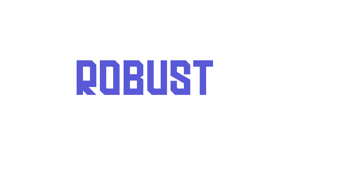 ROBUST Font