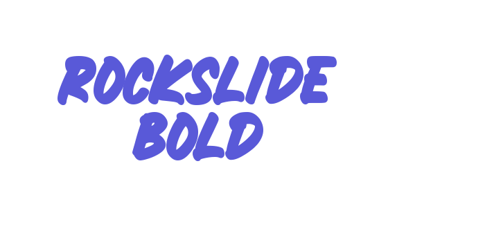 ROCKSLIDE BOLD Font Download