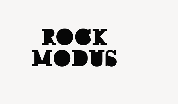 ROCK MODUS Font