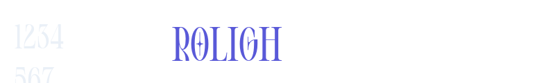 ROLIGH font