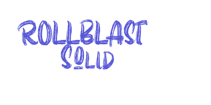 ROLLBLAST Solid Font Download