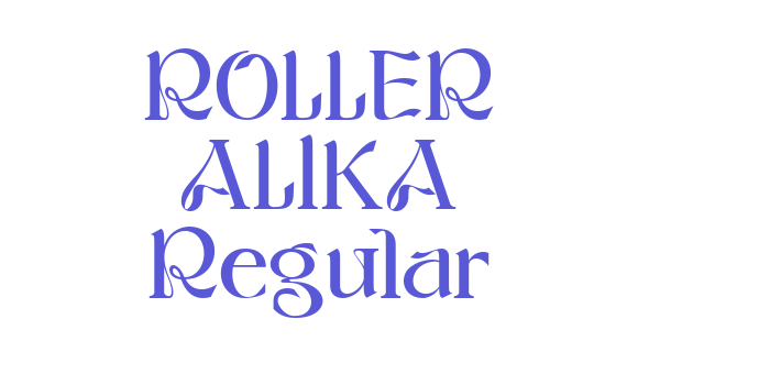 ROLLER ALIKA Regular Font Download