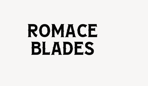 ROMACE BLADES Font