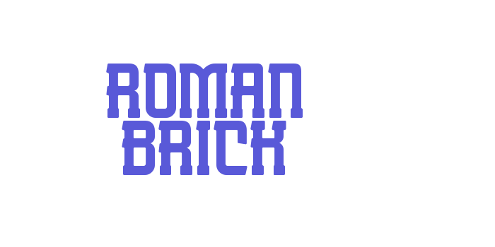 ROMAN BRICK Font Download